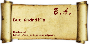 But András névjegykártya